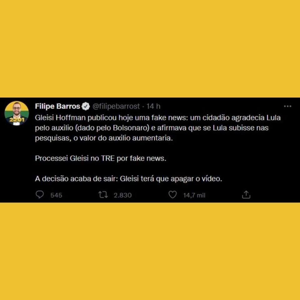 Print Tela Filipe Barros